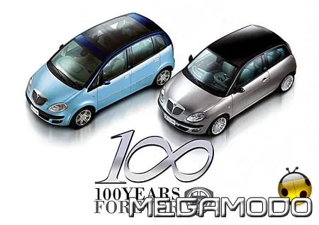 Il logo del Centenario su Musa e Ypsilon