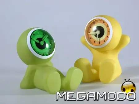 Orologi Viceversa, da tavolo a forma di ometto