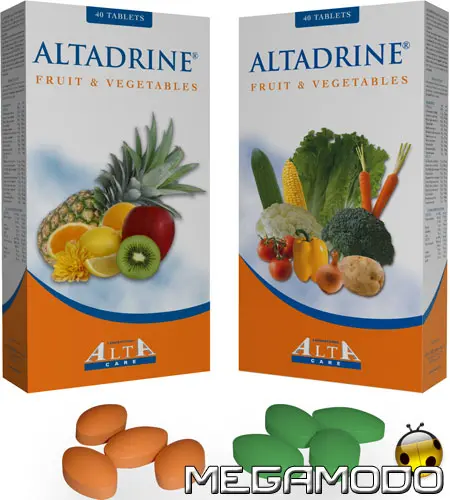 Altadrine Fruit & Vegetables, quando la dieta manca di frutta e verdura