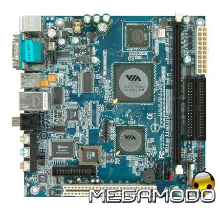 Mainboard Mini-ITX VIA EPIA CN, a bassissimo consumo