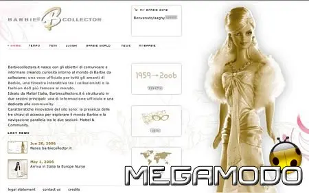 www.barbiecollector.it, prima community italiana on line dedicata a Barbie