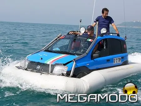 Fiat Panda Terramare traversa la Manica