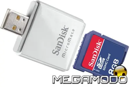 SanDisk SDHC da 8GB, la più grande