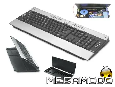 Tastiere Multimedia Organizer, Combo Wireless & Air-Soft Flexible