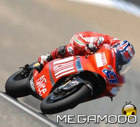 Casey Stoner e Marco Melandri i piloti del Team Ducati