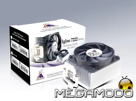GlacialTech Igloo 7222, cooler per CPU AMD