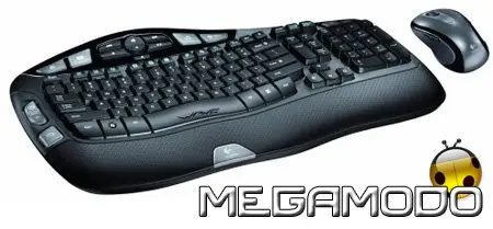 Logitech Cordless Desktop Wave, rivoluzionario design