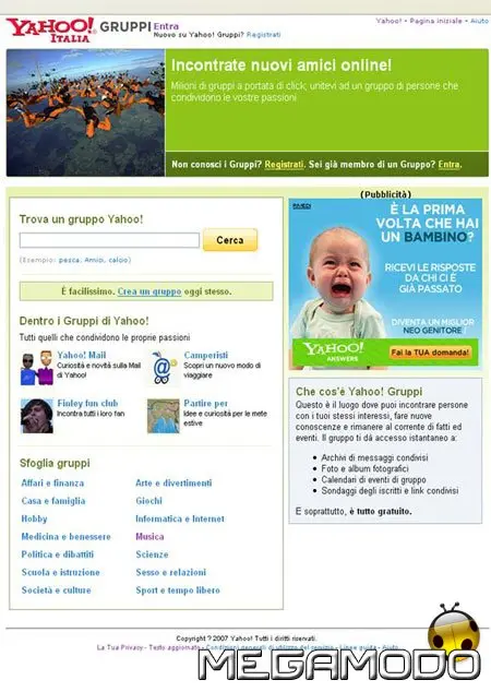 E' la prima volta che...