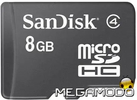 SanDisk microSDHC e M2 da 8GB