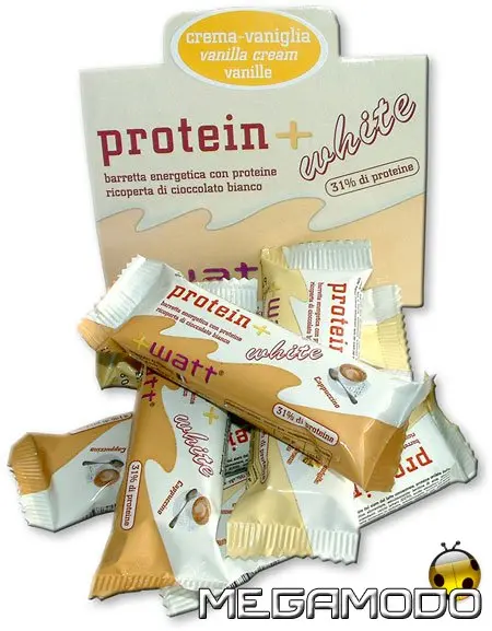 Protein+ white, nuove barrette energetiche