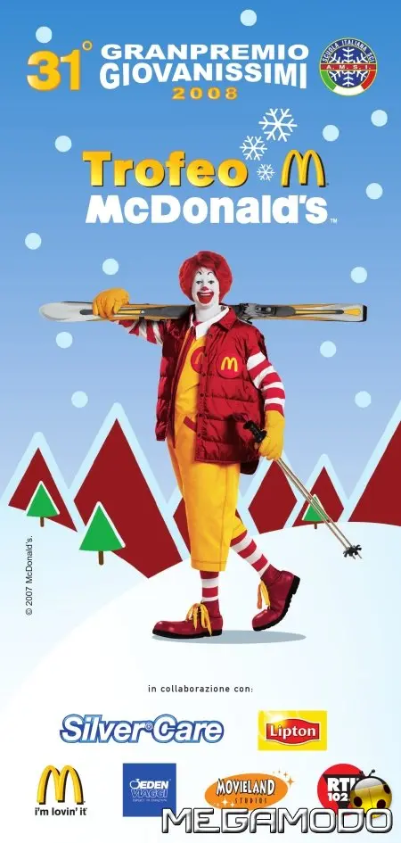 Trofeo McDonald's, a Courmayeur con Ronald McDonald