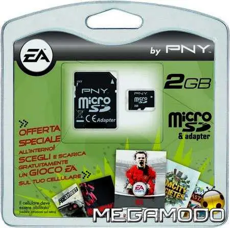 PNY regala un gioco EA a chi acquista una microSD 