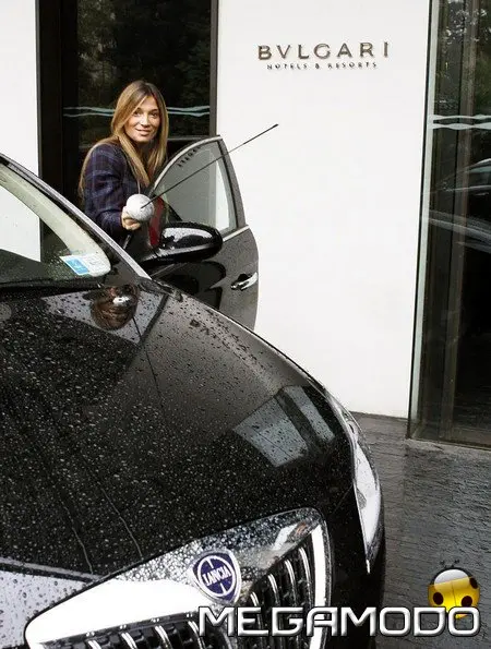 Margherita Granbassi e Lancia Delta