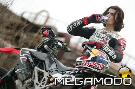 Ivan Lazzarini al Motor Show per l'Xtreme Supermotard