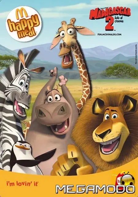 McDonald's a favore dell'ambiente con Happy Meal Madagascar 2