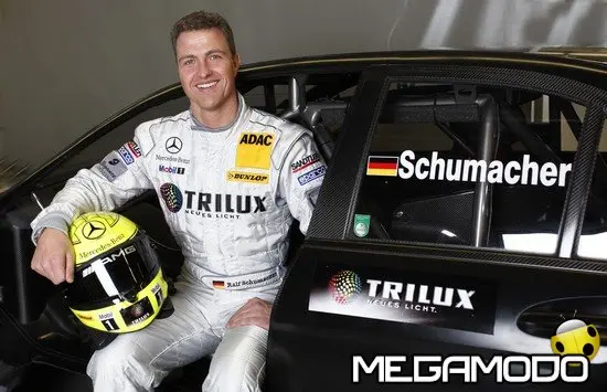 Ralf Schumacher su Mercedes Classe C AMG 2009