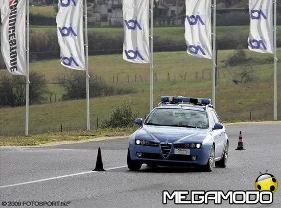 La Polizia Stradale al Centro Guida Sicura di Vallelunga