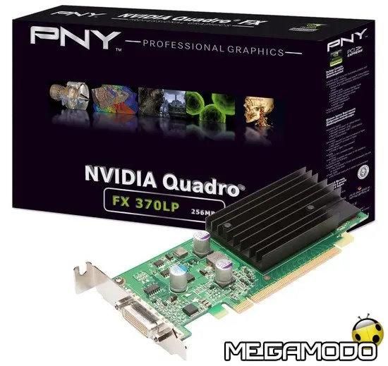 NVIDIA Quadro FX 370 Low Profile di PNY