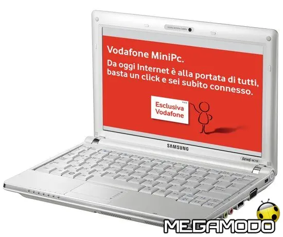 Samsung NC10 Internet Inside, il MiniPc Vodafone