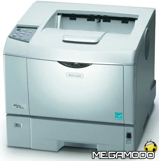 Ricoh Aficio SP 4210N, nuova stampante di rete monocromatica