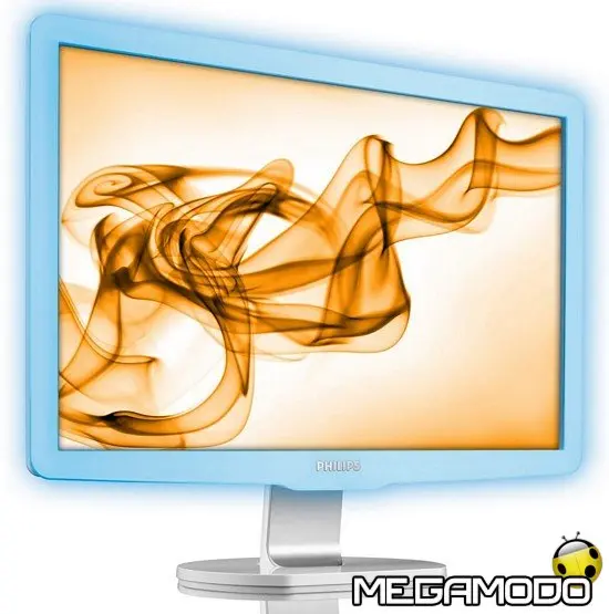 Monitor Philips LightFrame, la luce blu che arreda la casa