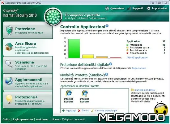 Kaspersky Anti-Virus e Kaspersky Internet Security 2010
