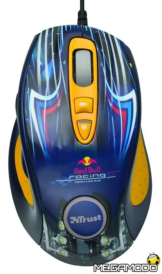 Nuovi mouse Trust dal design della Red Bull Team Formula 1