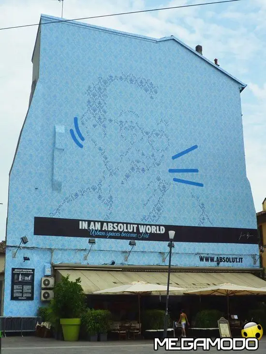 Absolut Vodka orende omaggio a Keith Haring