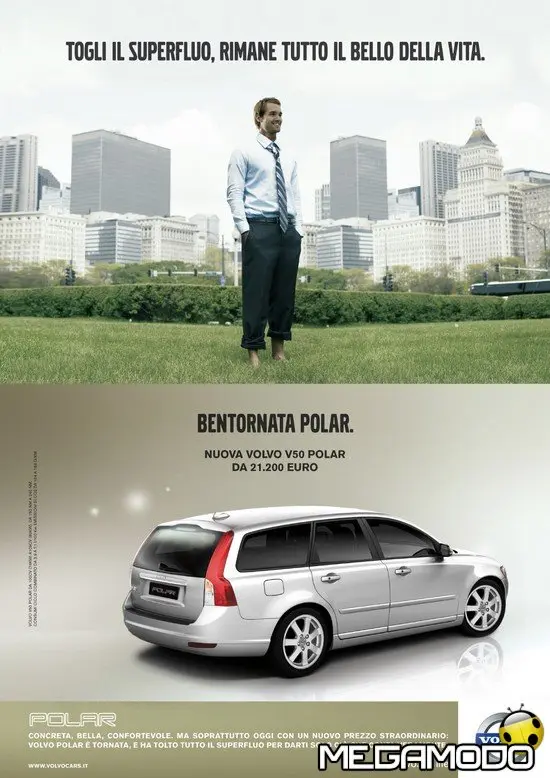 Via il superfluo, torna Volvo Polar
