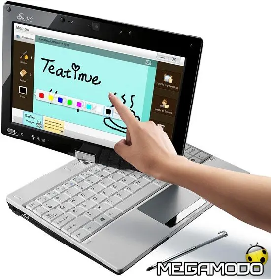 Asus Eee PC T91, primo netbook tablet touchscreen