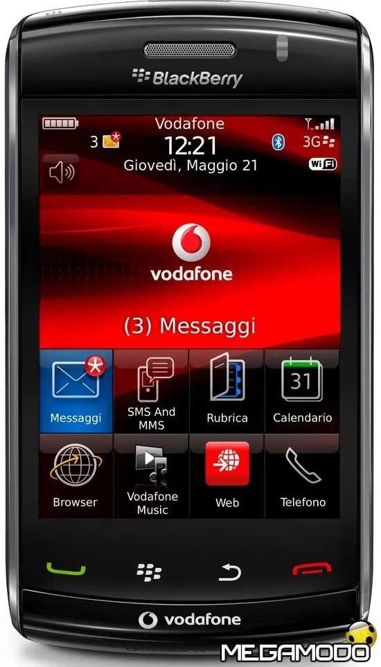 Vodafone e RIM annunciano BlackBerry Storm2
