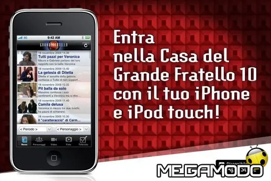 Grande Fratello 10 sbarca su iPhone e iPod touch