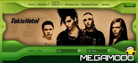 Tokio Hotel, nuovo tema per Windows 7