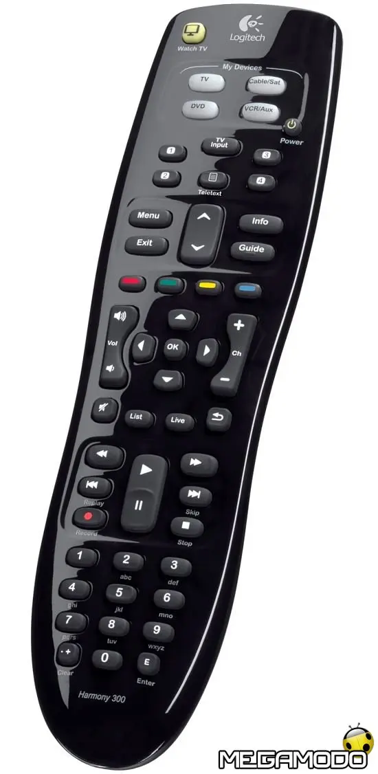 Logitech Harmony 300i Remote, il telecomando universale