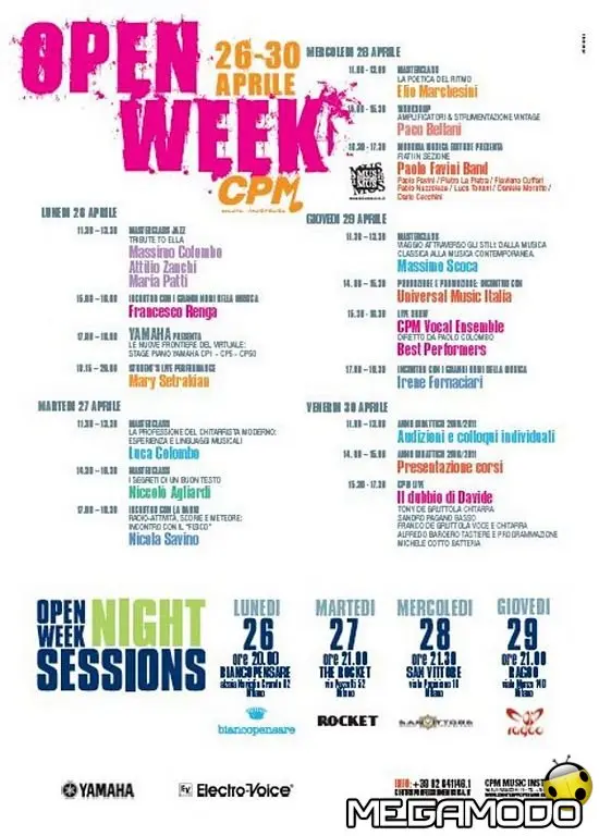 CPM, Open Week per i primi 25 anni