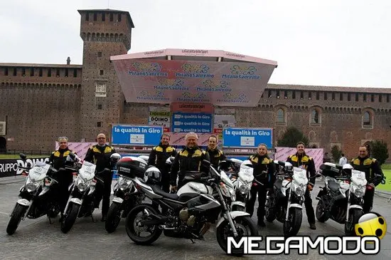 Yamaha XJ series moto ufficiali Giro d'Italia 2010