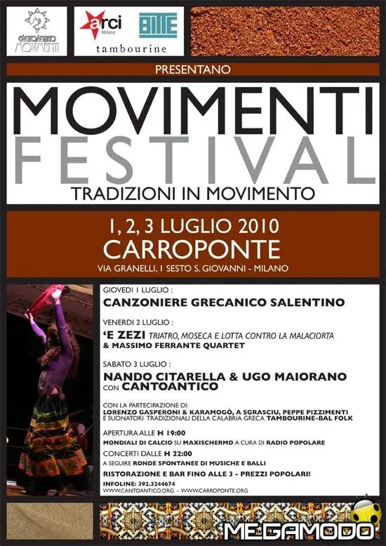 Movimenti Festival, le tradizioni in movimento al Carroponte