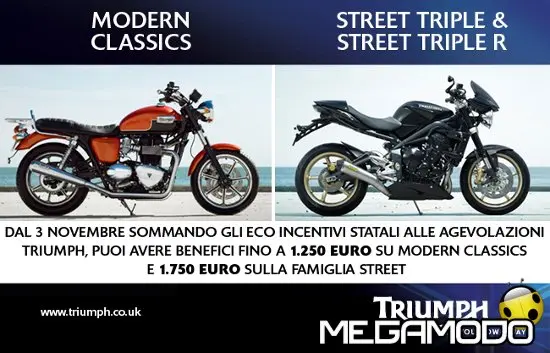 Gli ecoincentivi di Triumph