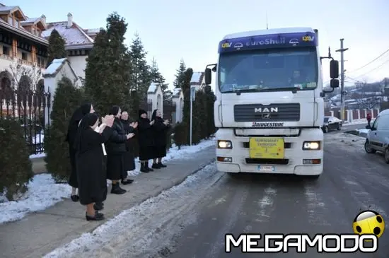 Un "carico di solidarietà" in Romania