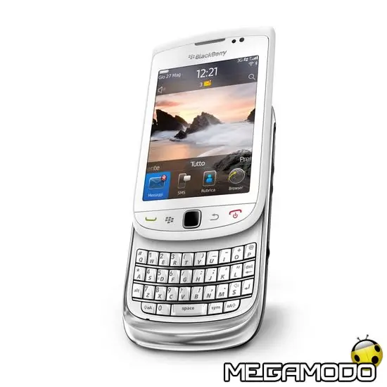 Il BlackBerry Torch 9800 si veste di bianco