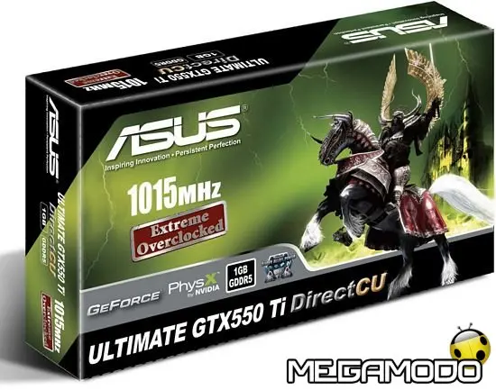 ASUS GTX550 Ti DirectCU e ASUS GTX550 Ti DirectCU TOP