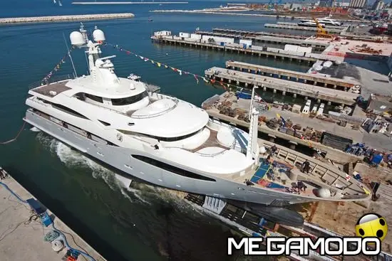 Varato il megayacht CRN 130 60 metri
