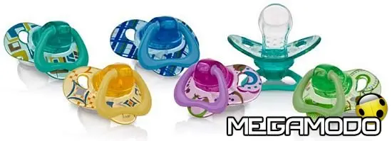 Succhietti ortodontici Nûby con sistema massaggia gengive 