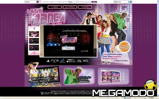 Il nuovo sito internet di LET'S DANCE with Mel B