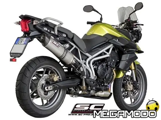 Nuovo scarico SC-Project per Triumph Tiger 800/800XC     
