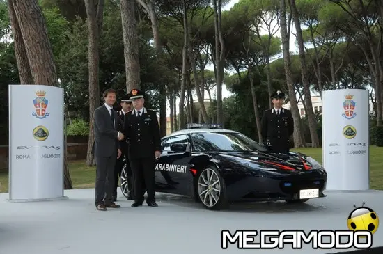 Lotus Evora per i Carabinieri