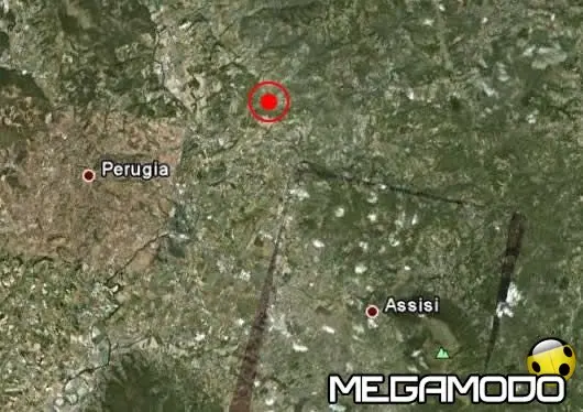Lieve terremoto a pochi chilometri da Perugia