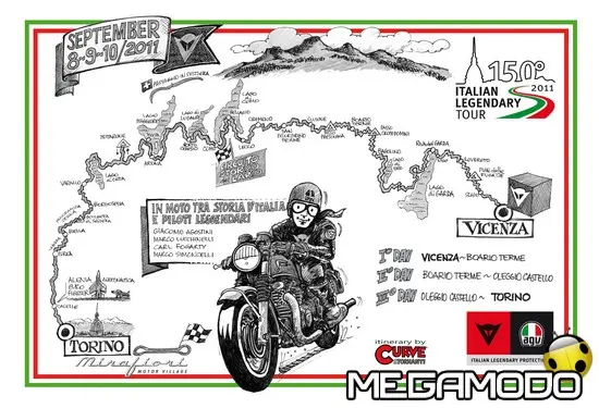 Italian Legendary Tour 2011, l'indimenticabile viaggio on the road            