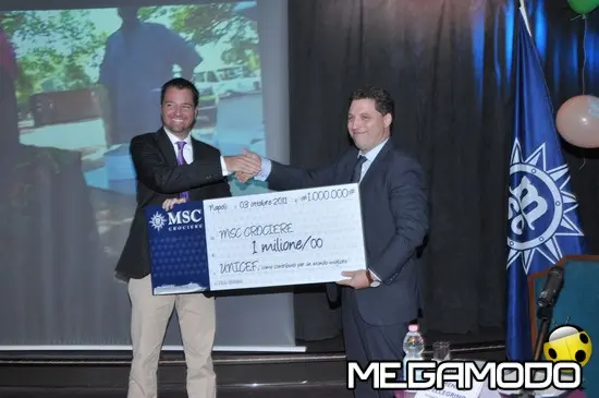 MSC Crociere e UNICEF, un traguardo da un milione di euro
