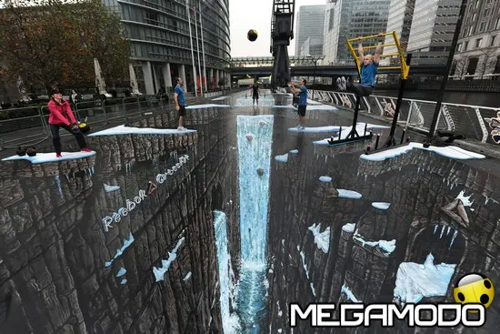 Reebook, Guinness World Record per il dipinto in 3D più grande al mondo